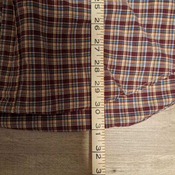 Ralph Lauren Men’s XL Long Sleeve Button Down Shirt Red Plaid - Picture 7 of 12